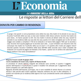 IMU DOVUTA PER CAMBIO DI RESIDENZA IMU DOVUTA PER CAMBIO DI RESIDENZA