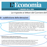 TASI - suddivisione delle detrazioni