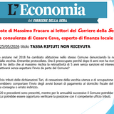TASSA RIFIUTI NON RICEVUTA