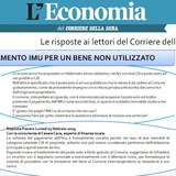 PAGAMENTO IMU PER UN BENE NON UTILIZZATO